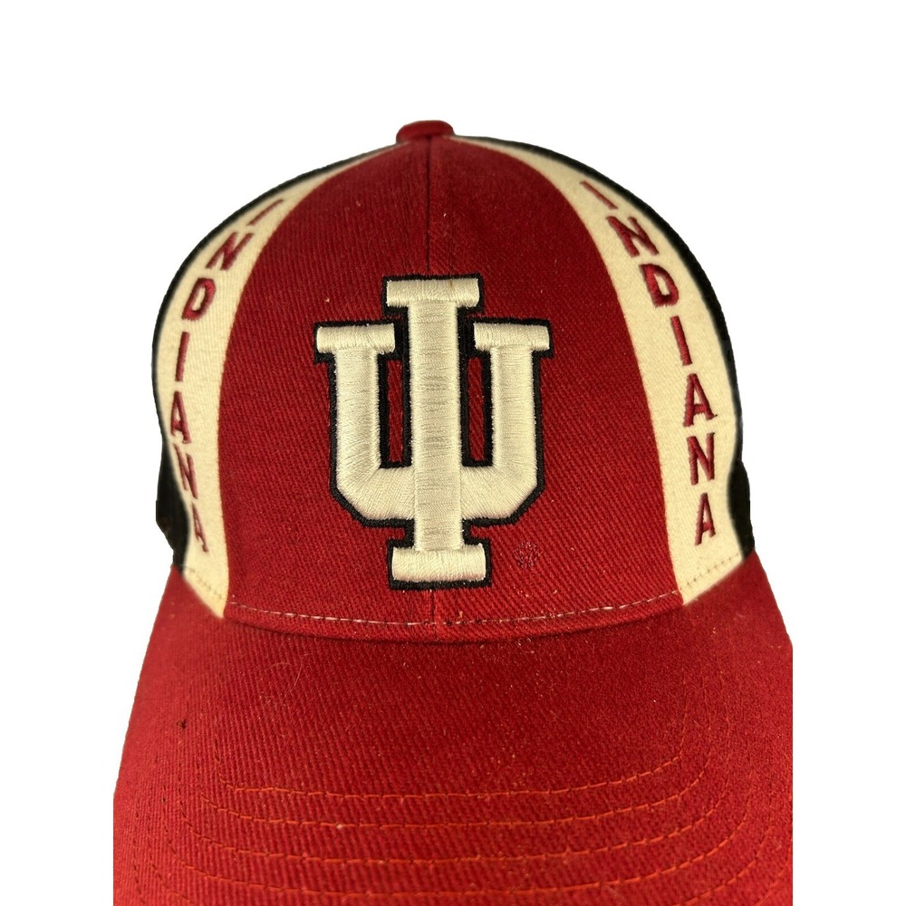 Indiana Hoosiers University Embroidered Hat Cap NCAA Big Ten Football Basketball - Picture 5 of 7